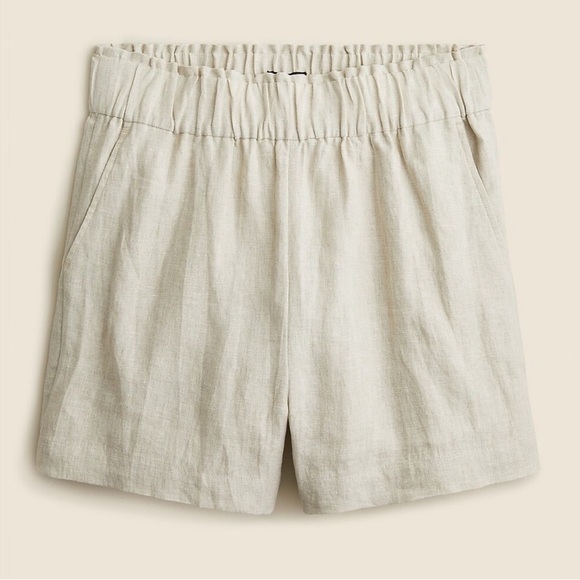J. Crew Pull-on linen short NWT Size 2X (sold out online) - Picture 1 of 6